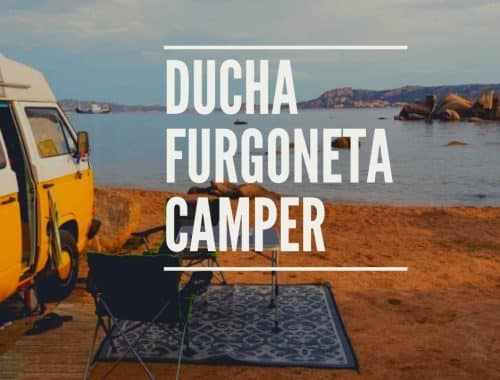 ducha furgoneta camper