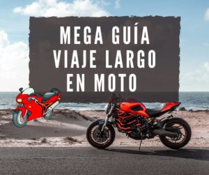viaje largo en moto