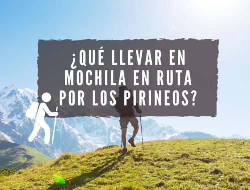 qué llevar mochila Pirineos